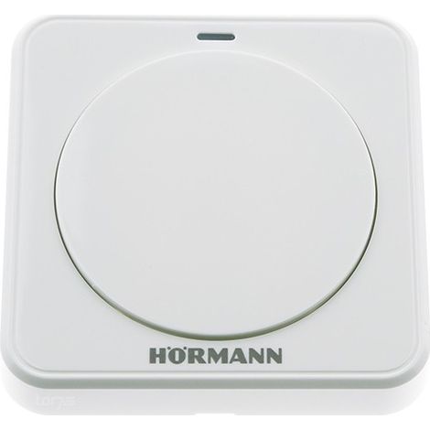 Hörmann – Bouton poussoir radio 868 MHz pour motorisations – Émetteur BiSecur – Compatible Supramtic E/P, Promatic, Rollmatic, Rotamatic, Lineamatic - FIT 1 BS