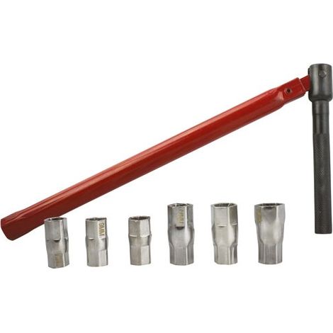 FISCHER DAREX - Clé mitigeur d'évier et lavabo avec 6 douilles (1/2)
