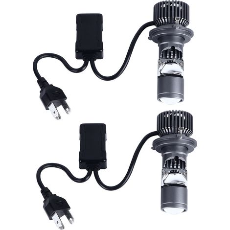 LED-Scheinwerfer-Set für Autos, ultrahell, 12V H4, 8000 lm, hohe Leistung, Fern-/Abblendlicht für Fahrzeuge (1/5)