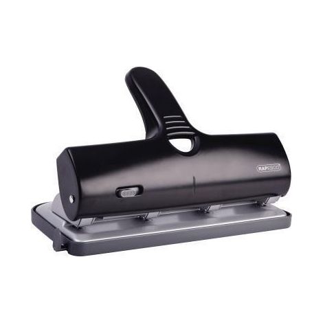 RAPESCO Doppellocher ALU-40 1293 40Blatt 4fach-Lochung schwarz (1/5)