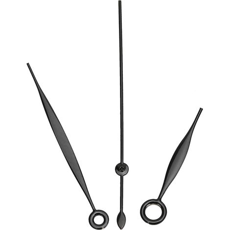 Aiguilles de montre T41 pour mouvement ETA2824 - Aiguilles heures, minutes, secondes noires