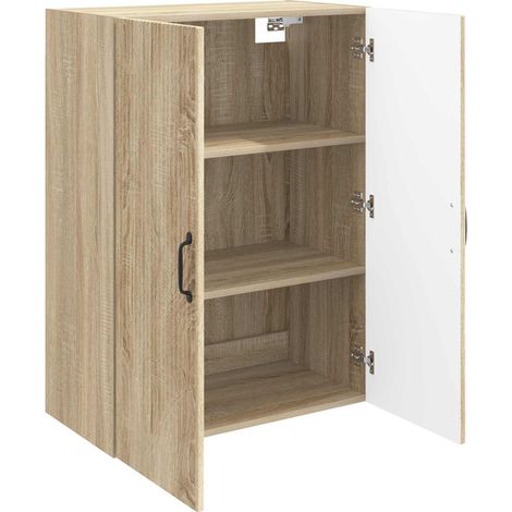 Armadietto a muro Mobiletto a muro Rovere Sonoma 66 x 34,5 x 90 cm DAS846377 (1/5)