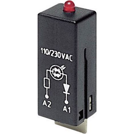 TE Connectivity Steckmodul mit LED, mit Schutzdiode PTML0024 Leuchtfarben: Rot   1 St.