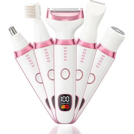 5 in 1 Epilierer Damen Rasierer USB aufladbar schmerzfrei Bikini (1/5)