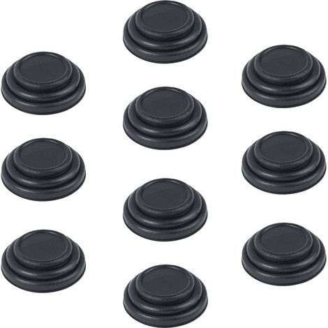Packung mit 10 universellen, selbstklebenden Türdämpfern, Tür- und Möbelkeilkissen