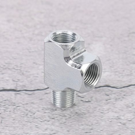 Capteur d'huile et d'eau, manomètre et raccord en T, raccord de tuyau 1/8, raccord à 3 voies (1/5)