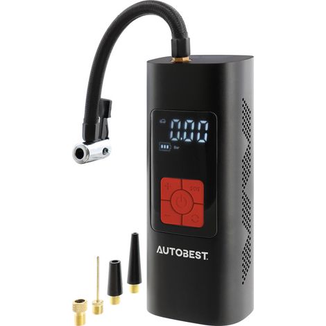 Compresseur d'air rechargeable - 4 modes de gonflage - 4 embouts - 1 flexible (1/5)