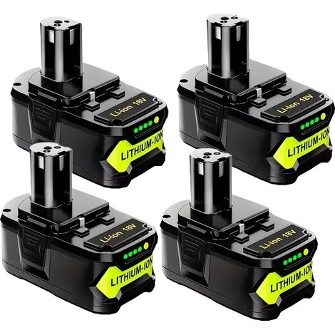 Batterie Lithium, 18V, Capacité 8000mAh, RYOBI 18V 8.0Ah 4PCS-a, 18V-d (1/2)