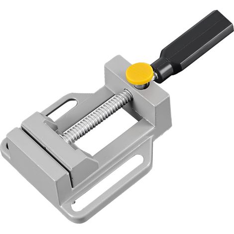 Mini étau Multifonction pour perceuse électrique, étau d'établi en Alliage d'aluminium pour fraisage, Travail du métal, Travail du Bois (Plage réglable : 0-70 mm) (1/5)