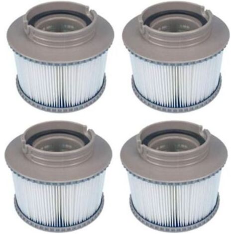 4pcs, cartouche de filtre pour piscine, bain à remous et Spa cartouche de filtre de piscine gonflable (1/3)