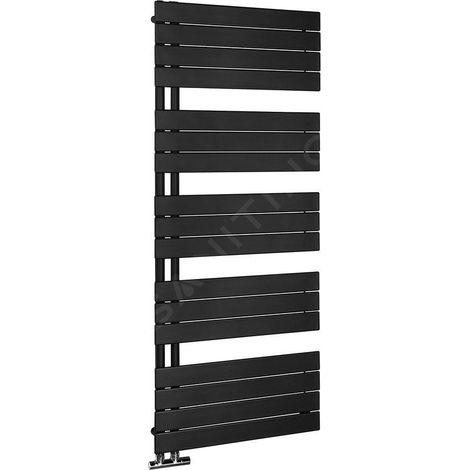 Radiateur de salle de bain MILI 600x1510mm, noir mat (1/5)