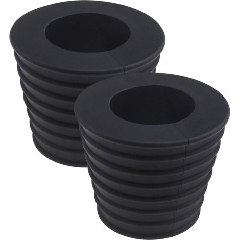 2 x Gummi-Schirmkegel für Sonnenschirm-Basishalter, Lochsockel, Tisch, Terrassenschirm, 1,5 Zoll/38 mm