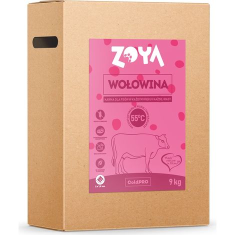 Zoya ColdPro Rindfleisch-Trockenfutter für Hunde, 9 kg (1/3)