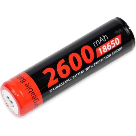 Batterie Li-ion XCELL 18650H-2600, 3,7 V, 2600 mAh, cellule 4/3 FA