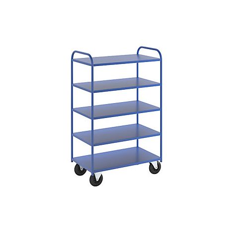 Kongamek Carrello a ripiani KM41 5 ripiani lungh x largh x (1/2)