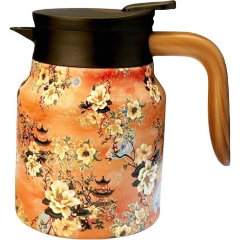 Cafetière Isotherme Infuseur À Thé Avec Filtre 1 L Garde Thé Et Eau Chaud Distributeur de Café, Thé et Boissons pour Thé Chaud, Boissons Froides, Maintien au Chaud des Boissons, Fêtes de N (1/5)
