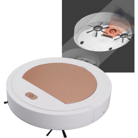 Robot aspirador automático – oro rosa – ABS – 30 cm – 120 m² – 1800 Pa – 1200 mAh (1/5)