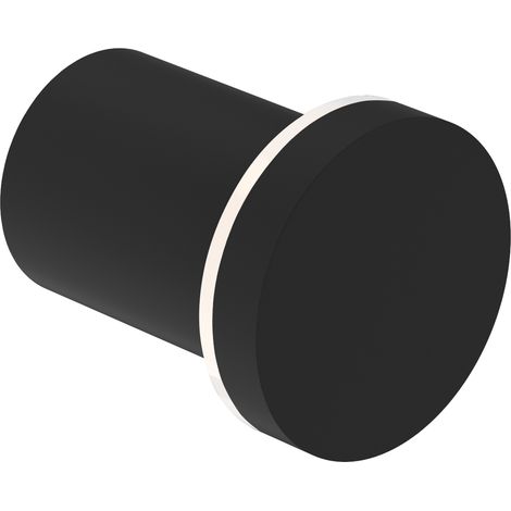 Handtuchhaken Bernstein SDVHK Design rund Schwarz matt Serie VERSA