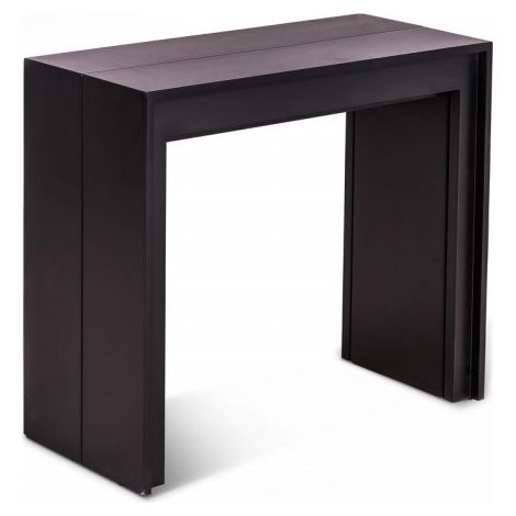 Consola Extensible en MDF Negro Pinocchio STS - 90cm x 42,5/302,5cm x 76cm (1/5)
