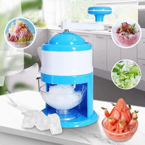Broyeur à glace manuel, machine à glace pilée à manivelle, broyeur à glace, machine à granita, outil de cuisine ménager (1/5)