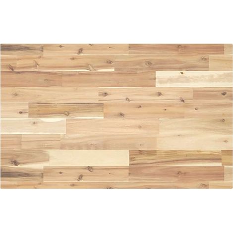 Schreibtischplatte Unbehandelt 160x50x4 cm Massivholz Akazie