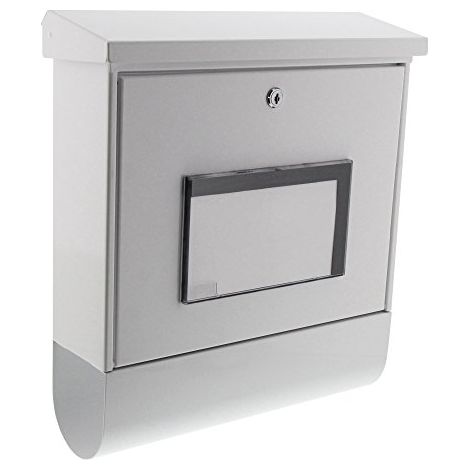 Burg Wächter 4400W Malaga 4400 W Cassetta della posta Lamiera d'acciaio Bianco Serratura a chiave (1/4)