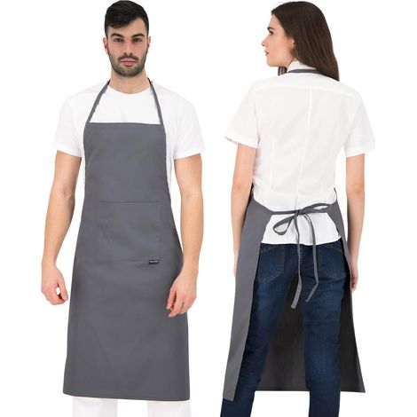 BORAGO Tablier Cuisine Homme Tablier de Cuisine Femme pour la Cuisine, le Bricolage, la Peinture, la Pâtisserie EN ISO 13688 (1/5)