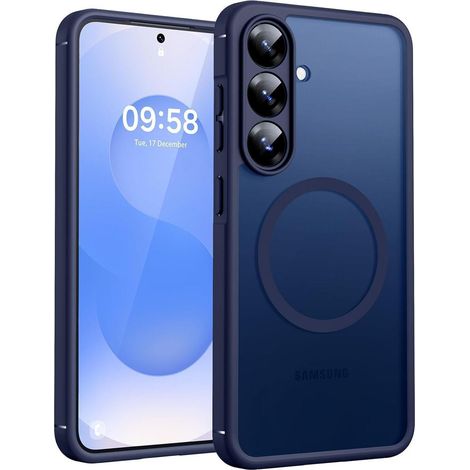 Schutzhülle für Samsung Galaxy S25 mit MagSafe, Militärqualität, Stoßfest, Blau (1/5)