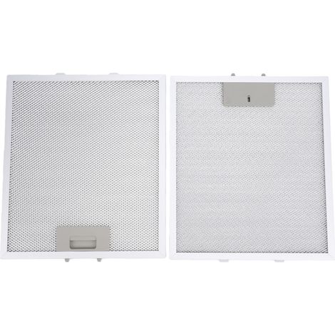 Filtre à graisse pour hotte de cuisine, 2 pièces, maille métallique, résistant à la chaleur, évent de cuisinière pour remplacement (1/5)