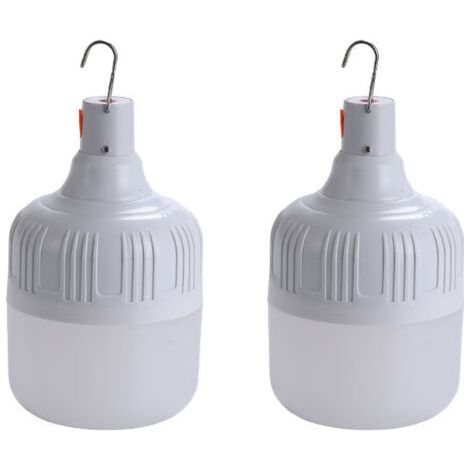 60Ampoule de secours portable pour le camping, la randonnée, les barbecues, les pannes de courant, une utilisation en extérieur, lumière blanche (1/5)