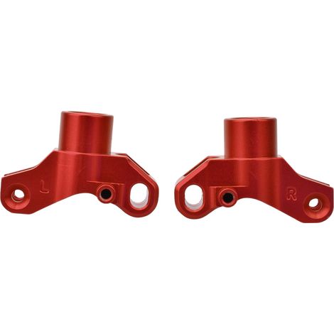 Moyeu arrière en alliage d'aluminium (G/D) pour pièces RC KYOSHO 4WD Optima Maxima - Roue porteuse (1/5)