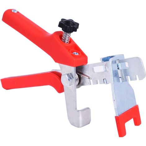Outil de nivellement de carrelage, localisateur métallique pour système de nivellement de sols en céramique, pince de serrage pour la pose de carrelage, rouge (1/5)