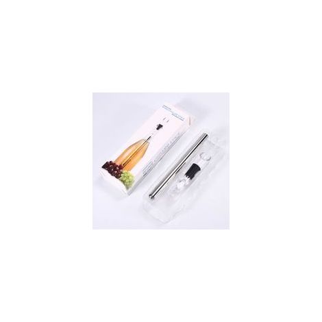 Barra de enfriamiento para vino, ZIJANG con vertedor, barra de enfriamiento para vino, saludable e impermeable, adecuada para la mayoría de las bocas de botellas de vino, un buen regalo para el hogar (1/5)