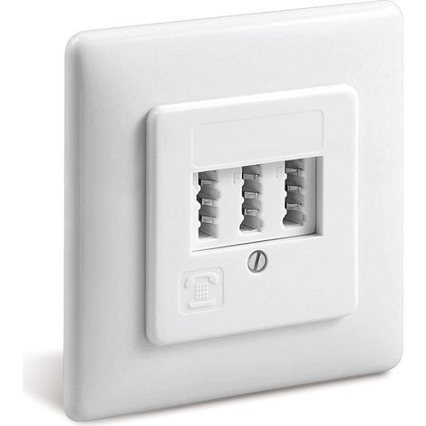 GOOBAY prise TAE 2x6/6 NF/F encastrée