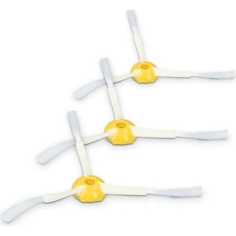 UlisemKIT Pack de 3 cepillos laterales para iRobot Roomba - series 500/600/700, Repuestos para aspiradoras (1/5)
