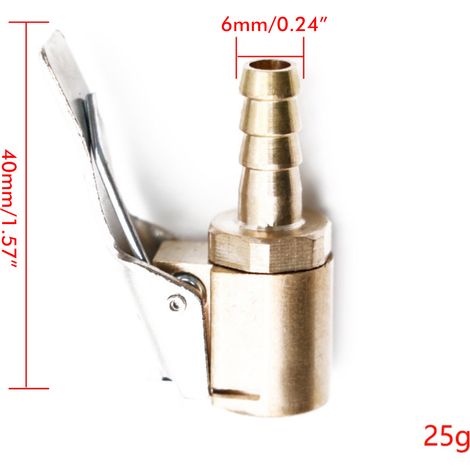 Adaptateur buse filetée pour pompe à air auto, embout résistant à l'usure, raccord durable pour véhicule (1/5)