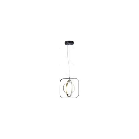 Plafonnier géométrique luxueux en aluminium, 30 W, lumière 6500 K, décoration artistique minimaliste