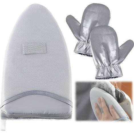 3 Pièces Gants de Repassage pour Vapeur de Vêtement, Gants De Protection Anti-Brûlure, Accessoires Vapeur Portables, pour Couturières, Voyage, Hôtel, Maison (1/5)