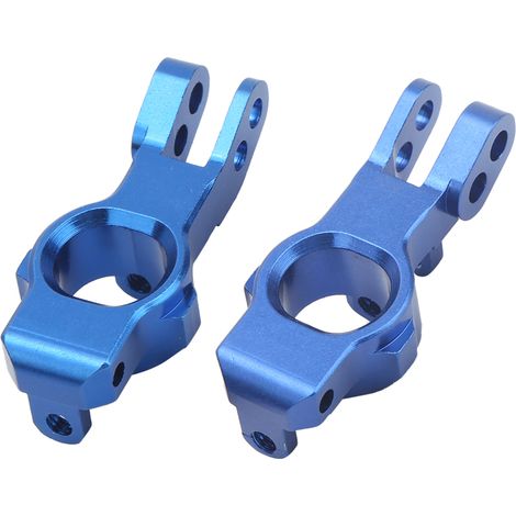 Paire de supports de moyeu avant et arrière en alliage d'aluminium robustes pour voiture RC Redcat 1/10 XTE, bleu foncé (1/5)