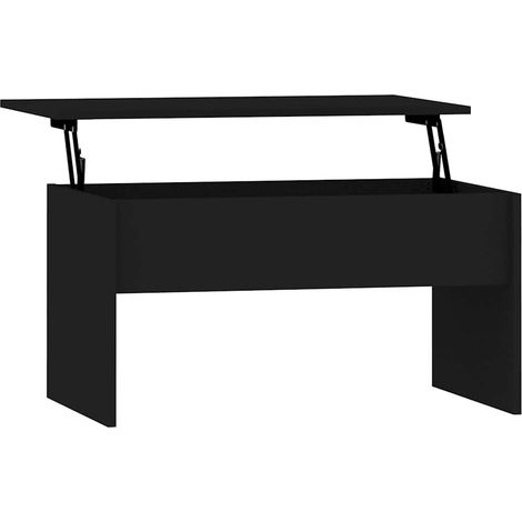 Maison Exclusive - Tavolino da Salotto Nero 80x55,5x41,5 cm in Legno Multistrato