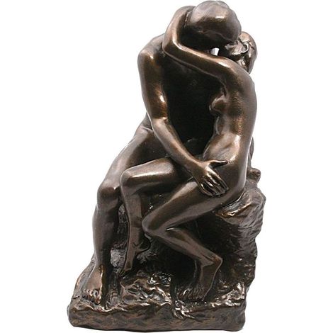 Figurine reproduction Le Baiser de Rodin 24 cm (1/3)