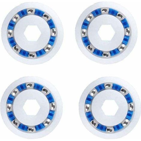Satz mit 4 Kugellagern – kompatibel mit Polaris 360 380 3900 Sport Robot Pool Cleaner Wheel (entspricht 9-100-1108)..DEBUNS (1/5)