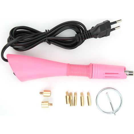 Bâton applicateur de strass Hot Fix, pistolet thermique DIY 100-240V avec prise EU, stylo à peinture diamant rechargeable. (1/5)