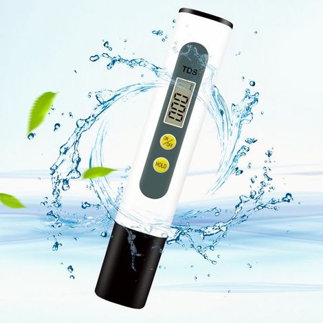 Testeur TDS Digital – Qualité Eau, Grand Écran LCD, 0-999 ppm, Pour Usage Domestique et Hydroponie (1/5)