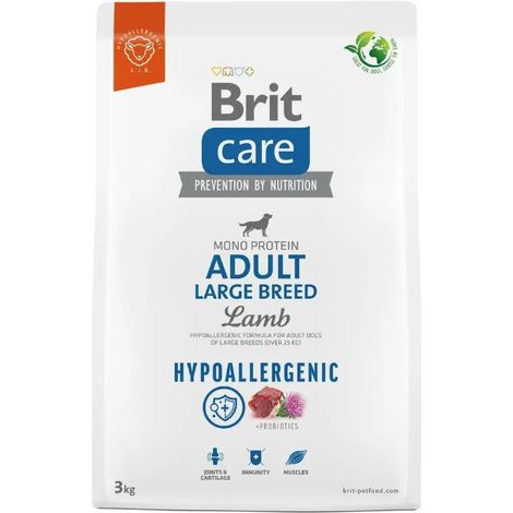 BRIT Care Hypoallergenic Adult Large Breed Lamb - nourriture sèche pour chiens - 3 kg (1/2)