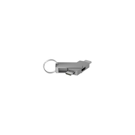 Terratec 272989 cambiador de género para cable USB Type-C 2 x Micro-USB Plata (1/2)