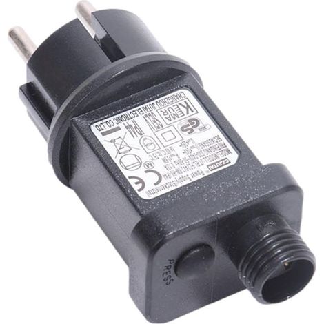Alimentation pour éclairage de Noël, remplacement du pilote LED basse tension 4,5 V, alimentation étanche pour projets informatiques, prise LED UE, prise de transformateur électrique basse tension pou (1/5)