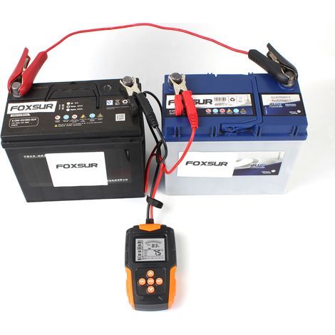 Testeur de batterie de voiture 12V/24V, analyseur numérique LCD, outil de Diagnostic de Charge, mesure SOH SOC CCA IR pour camion moto (1/5)