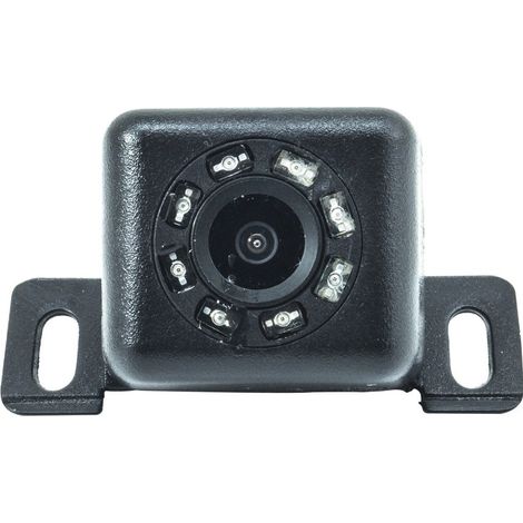 TRADE SHOP - Telecamera Staffa Fissa 8 Led Retromarcia Auto Camper Suv E312 -