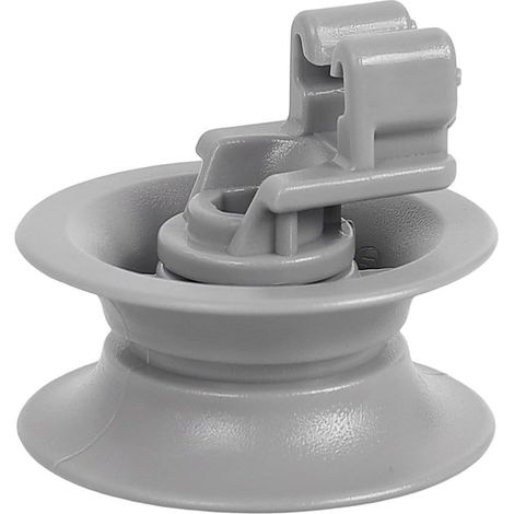 Roulette ABS Grise Pièce Détachée pour Lave-Vaisselle Glissement fluide, compatible pour bosch pour siemens pour neff, remplacement rapide, gris, design compact (1/5)